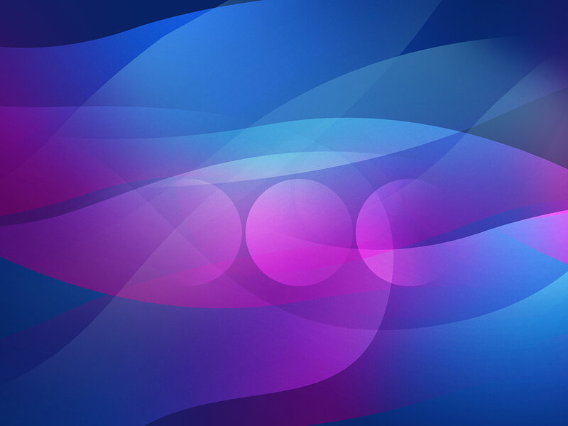 Abstract Wave Pattern — Blue, Calm