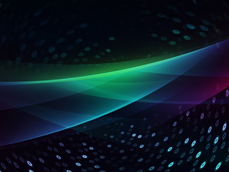 Abstract Wave Pattern — Blue, Dynamic, Digital Art, Circles, Lines