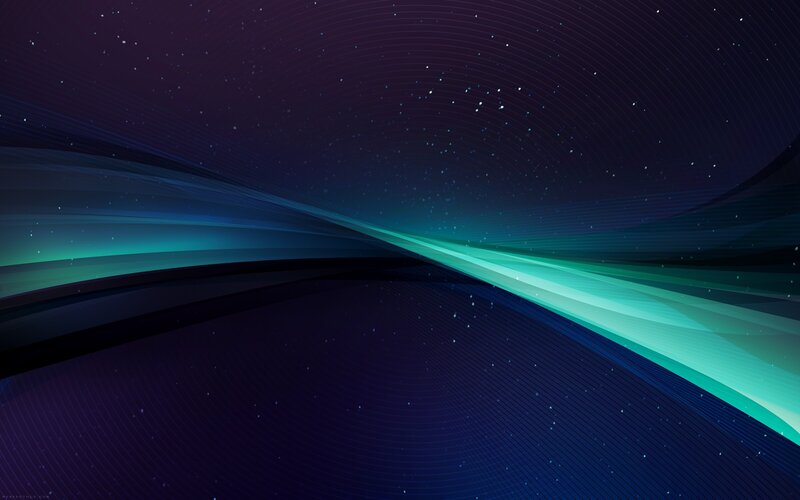 Abstract Wave Pattern — Blue, Serene