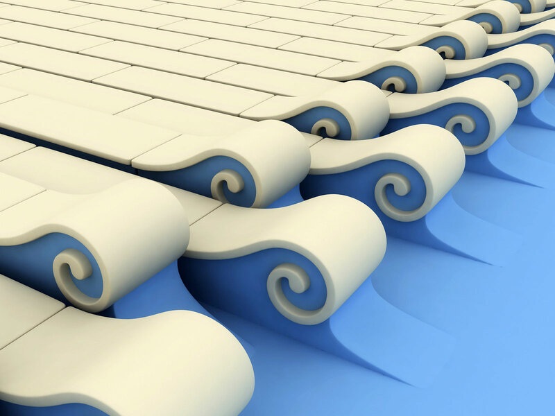 abstract wave pattern design