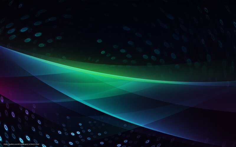 Abstract Wave Pattern — Green, Calm
