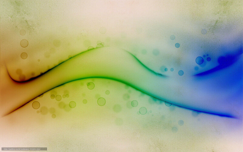 Abstract Wave Pattern — Green