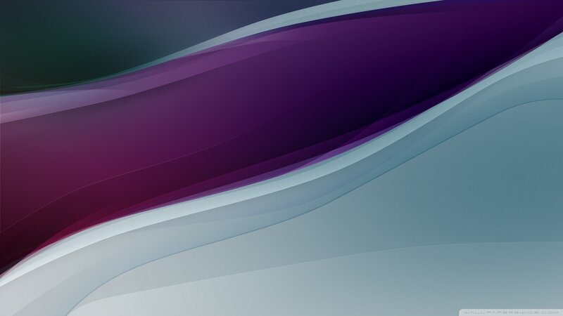 Abstract Wave Pattern — Purple, Calm, Waves, Gradient, Blue