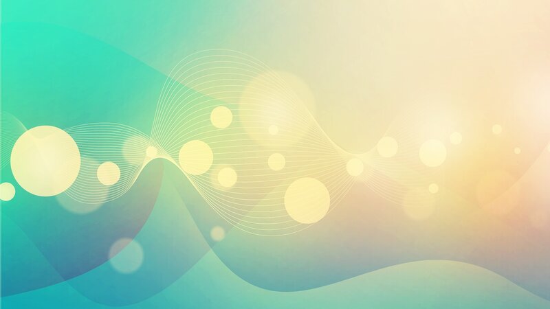 Abstract Wave Pattern — Teal, Calm