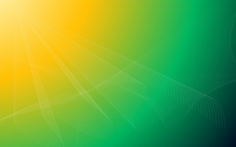 Abstract Wave Pattern — Yellow, Calm, Lines