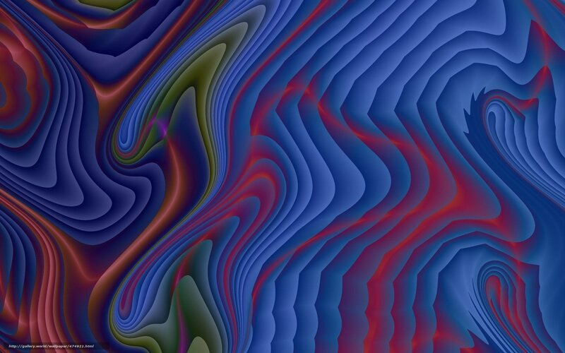 Abstract Wave Patterns — Blue, Dynamic