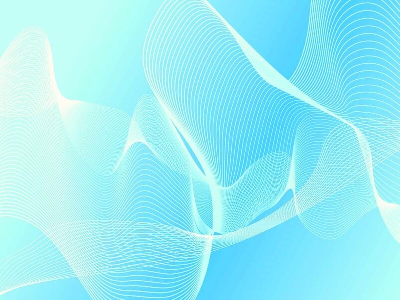 Abstract Wave Patterns — Blue