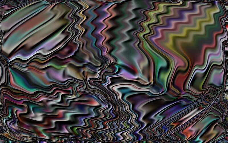 Abstract wavy color pattern