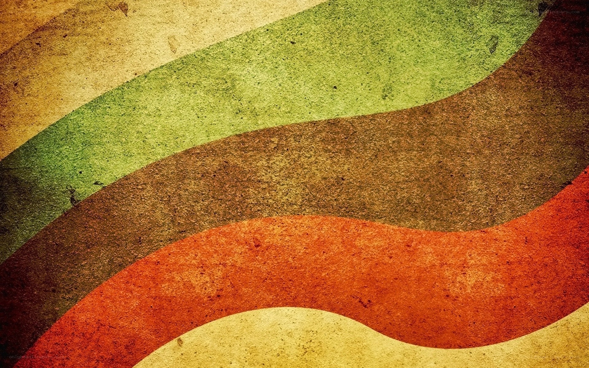 abstract wavy color stripes
