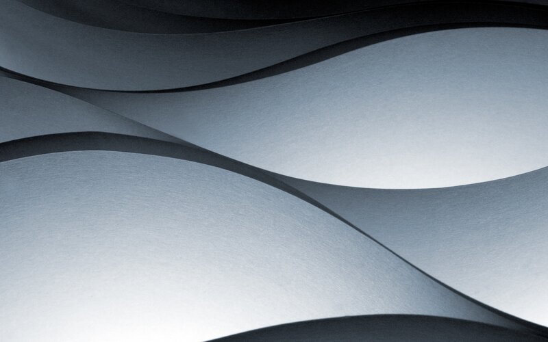 Abstract Wavy Forms — Gray