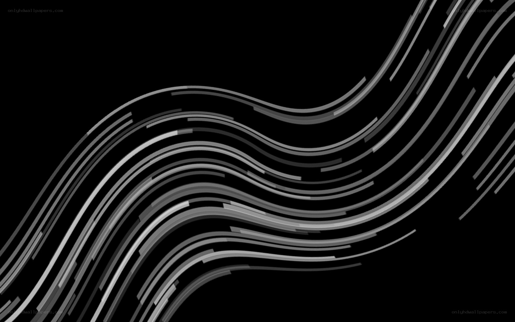 Abstract wavy line pattern