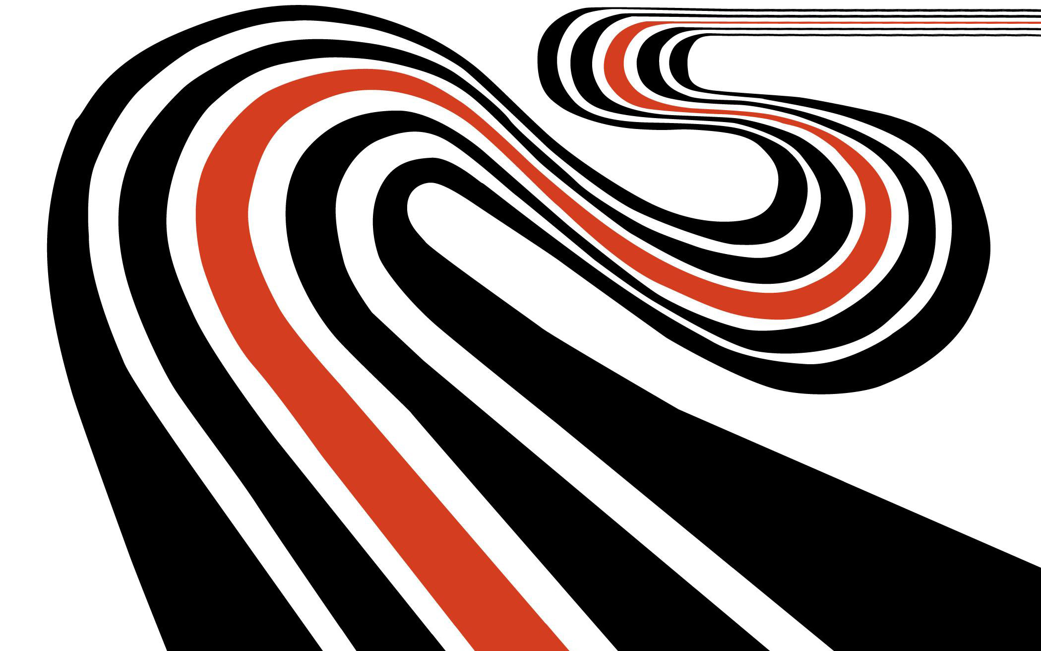 Abstract wavy line pattern