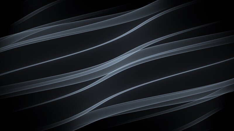 Abstract Wavy Lines — Black, Calm