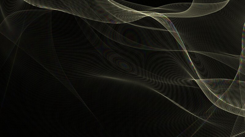 Abstract Wavy Lines — Black