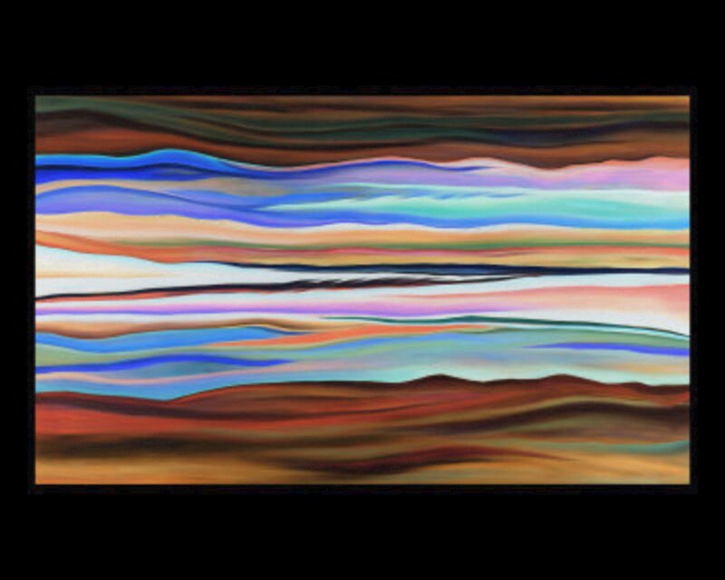 Abstract Wavy Lines — Blue, Calm, Colors