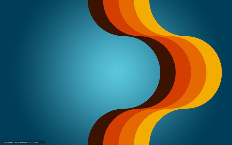 Abstract Wavy Lines — Blue, Calm