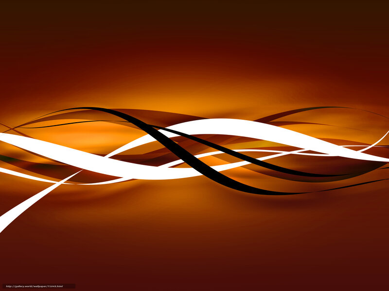 Abstract Wavy Lines — Brown