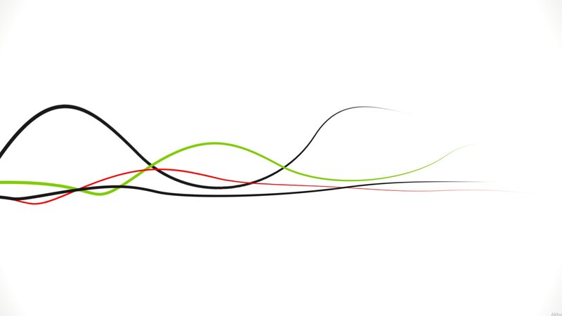 abstract wavy lines design