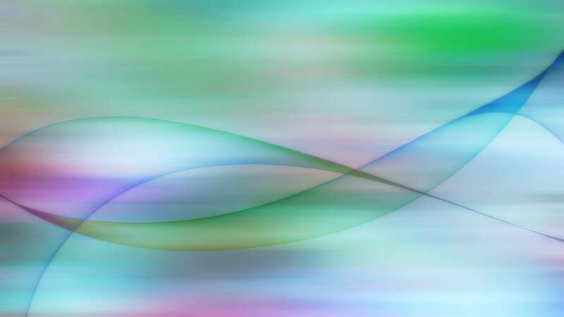 Abstract Wavy Lines — Green