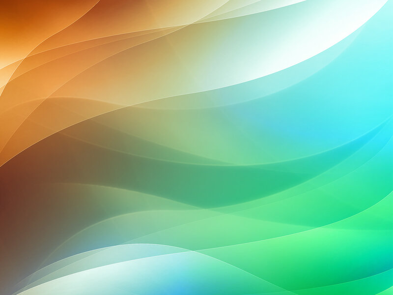 Abstract Wavy Lines — Orange, Calm, Waves