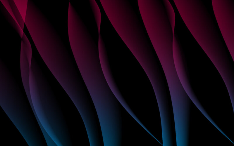 Abstract Wavy Lines — Purple