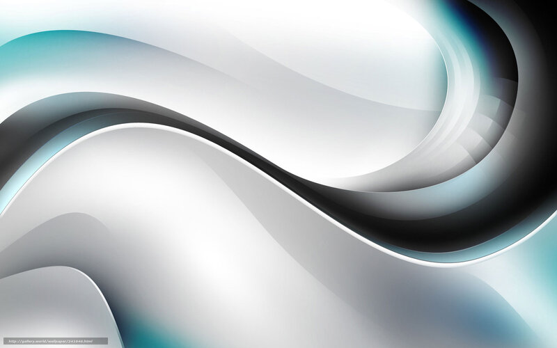 Abstract Wavy Lines — White, Calm