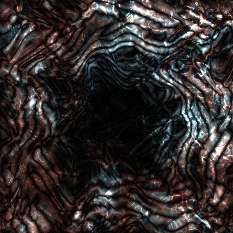 Abstract wavy metallic texture