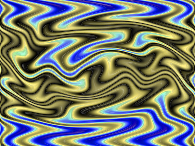 Abstract Wavy Pattern — Blue, Hypnotic, Waves, Color Gradients