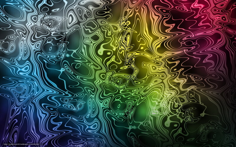 Abstract Wavy Pattern — Blue, Vibrant