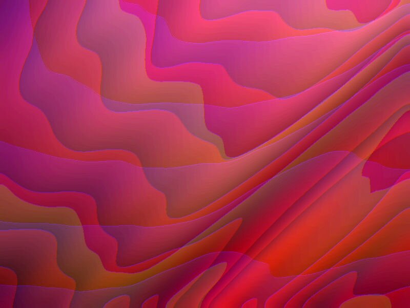 Abstract Wavy Pattern — Pink