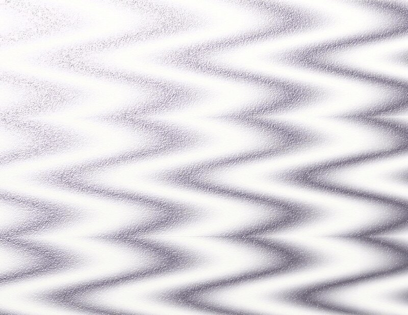 Abstract Wavy Pattern — White, Calm