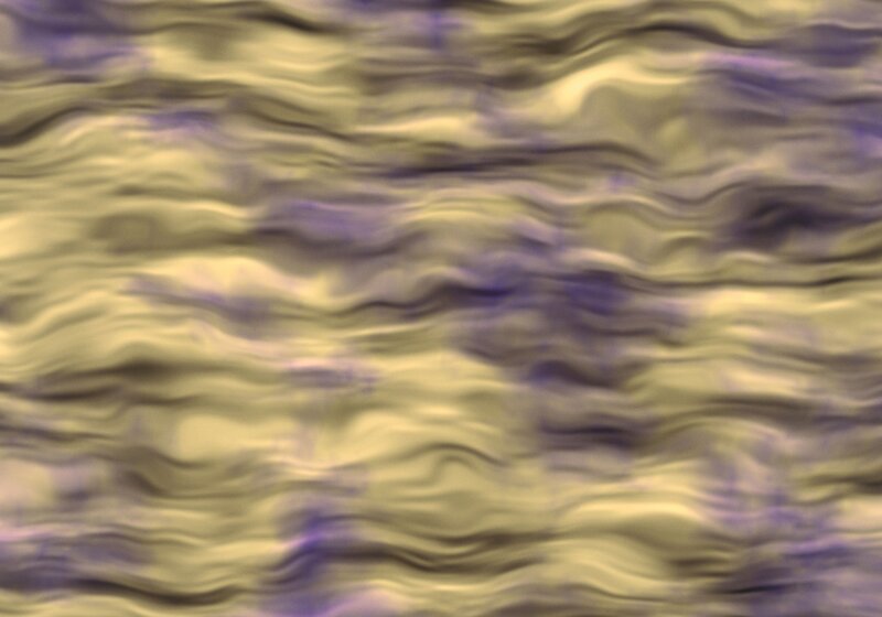 Abstract Wavy Pattern — Yellow