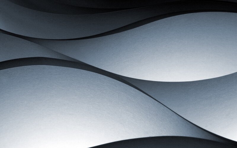 Abstract Wavy Shapes — Gray