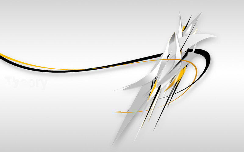 abstract white and gold design