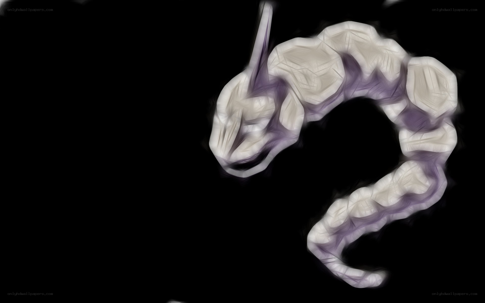 abstract white and purple form