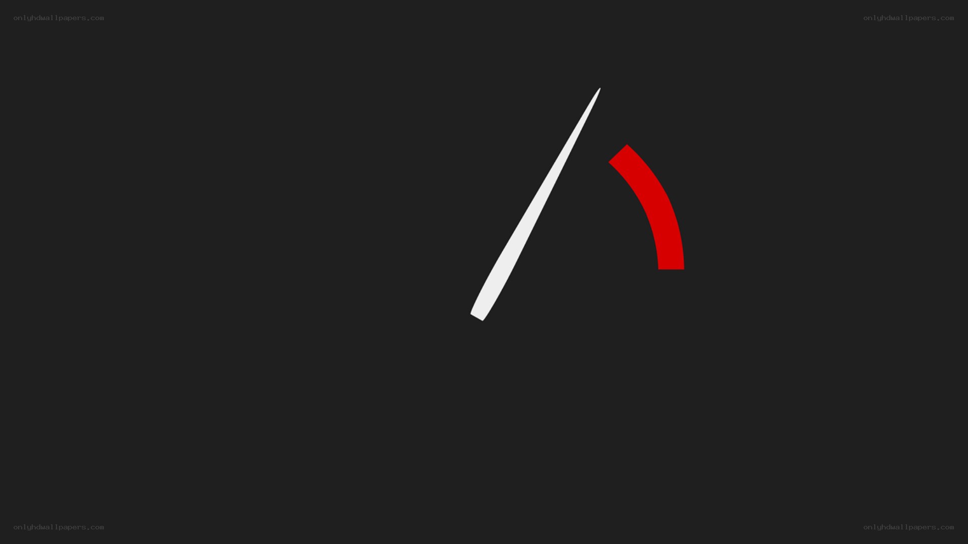 abstract white and red shapes