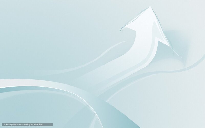 abstract white arrow design