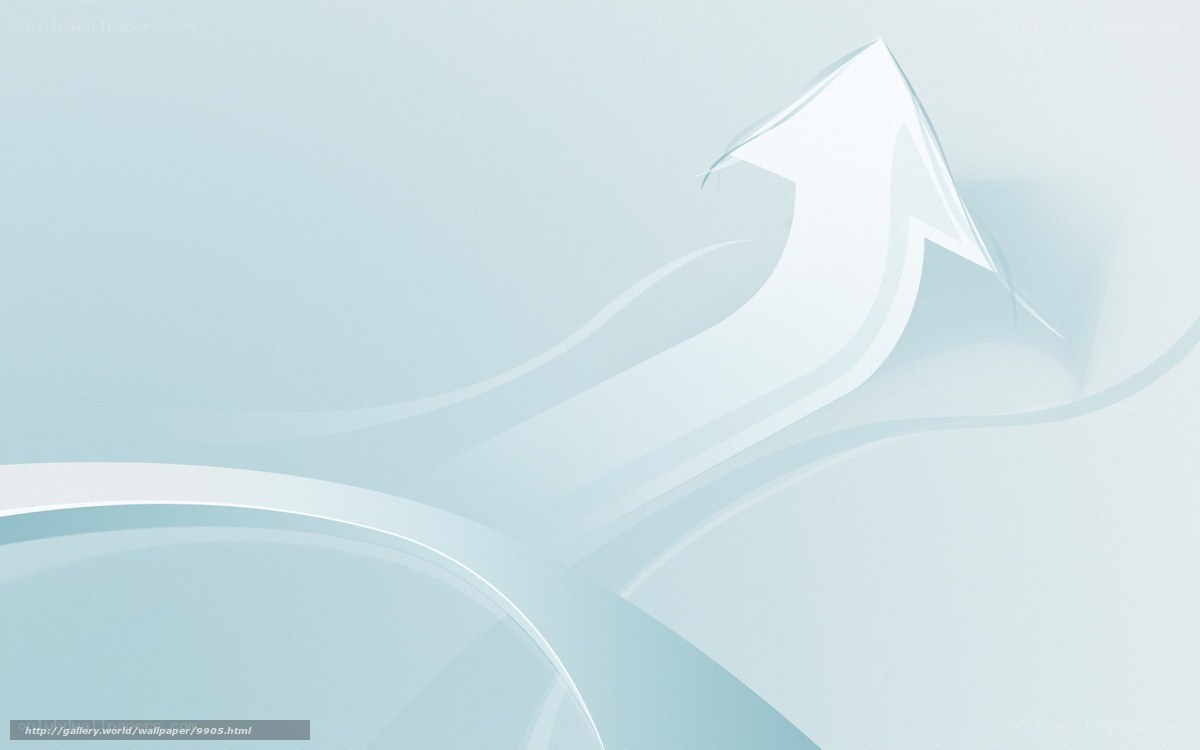 abstract white arrow design