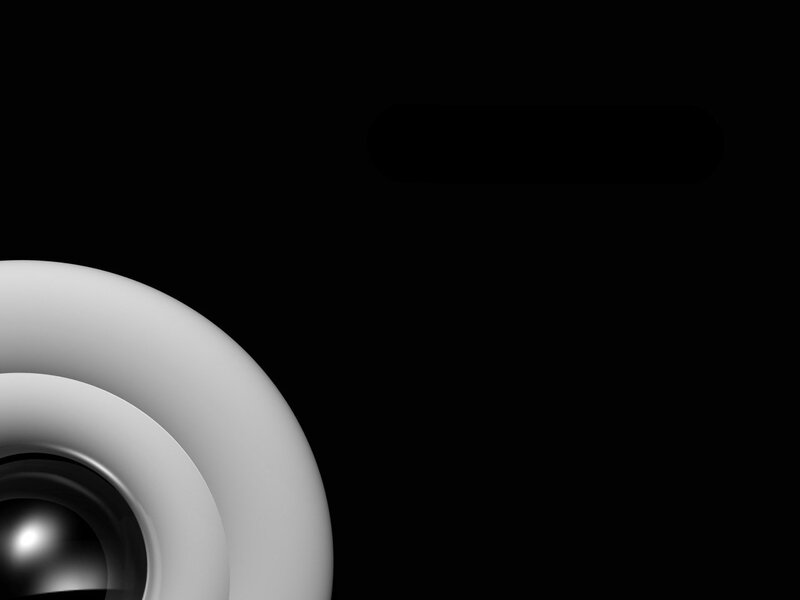 abstract white circular object