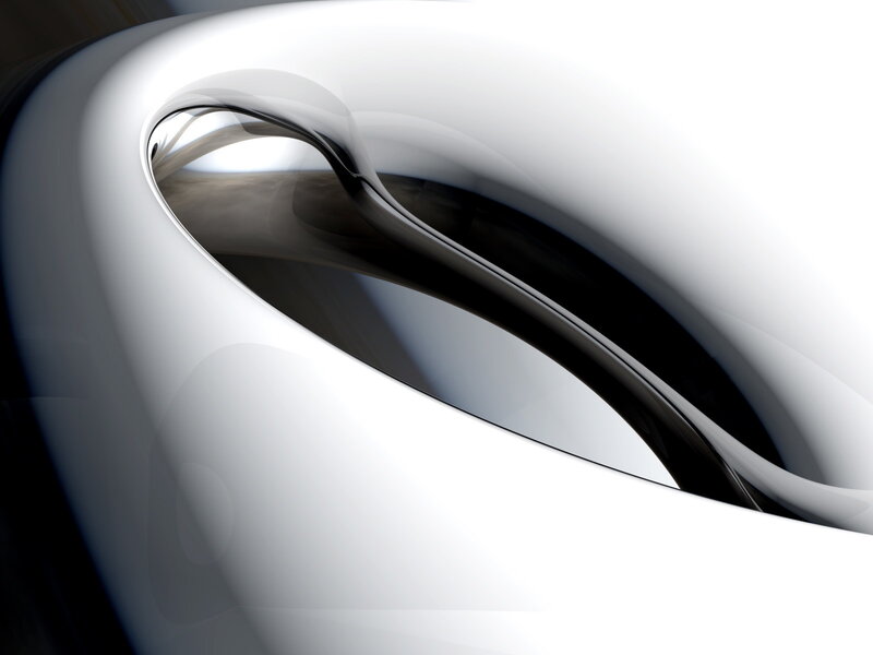 abstract white curve