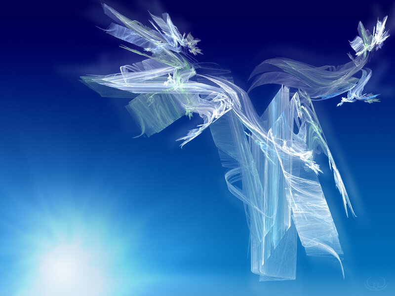 Abstract White Figure