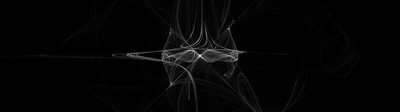 Abstract white fractal design