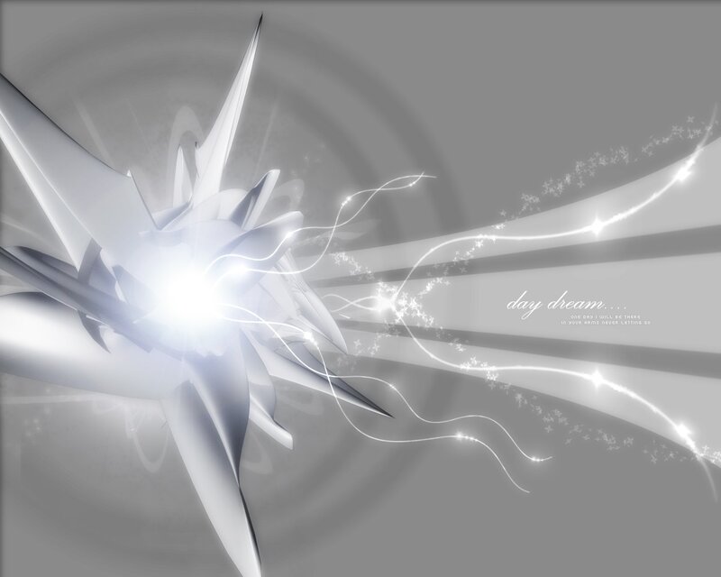 abstract white light design