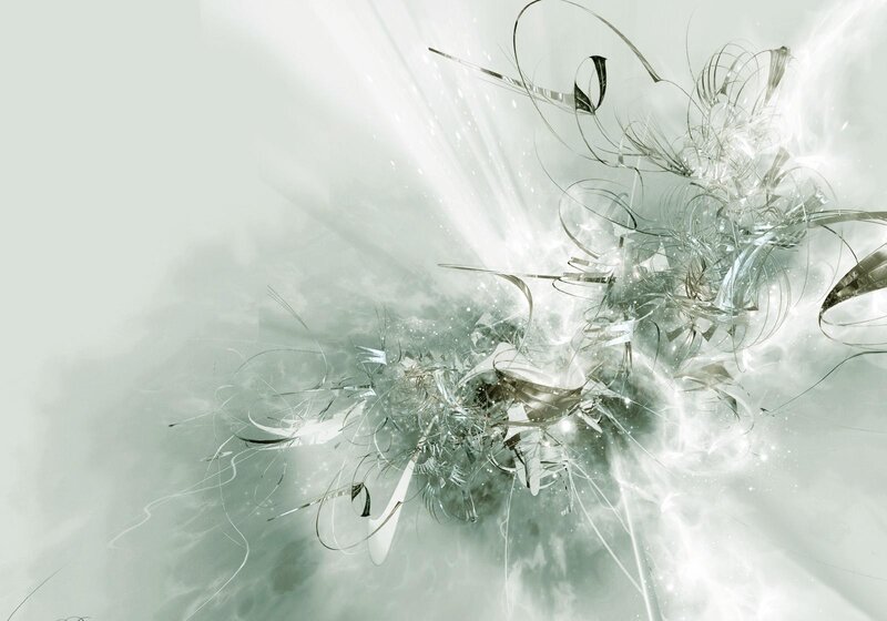 Abstract white light explosion