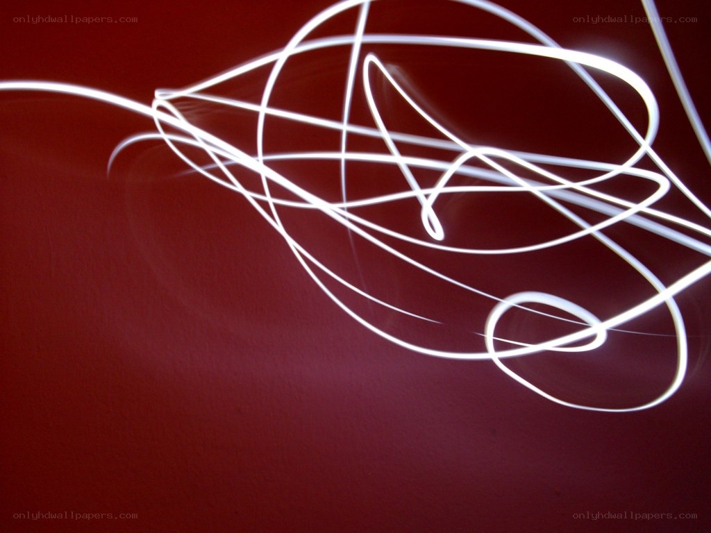 Abstract white light lines