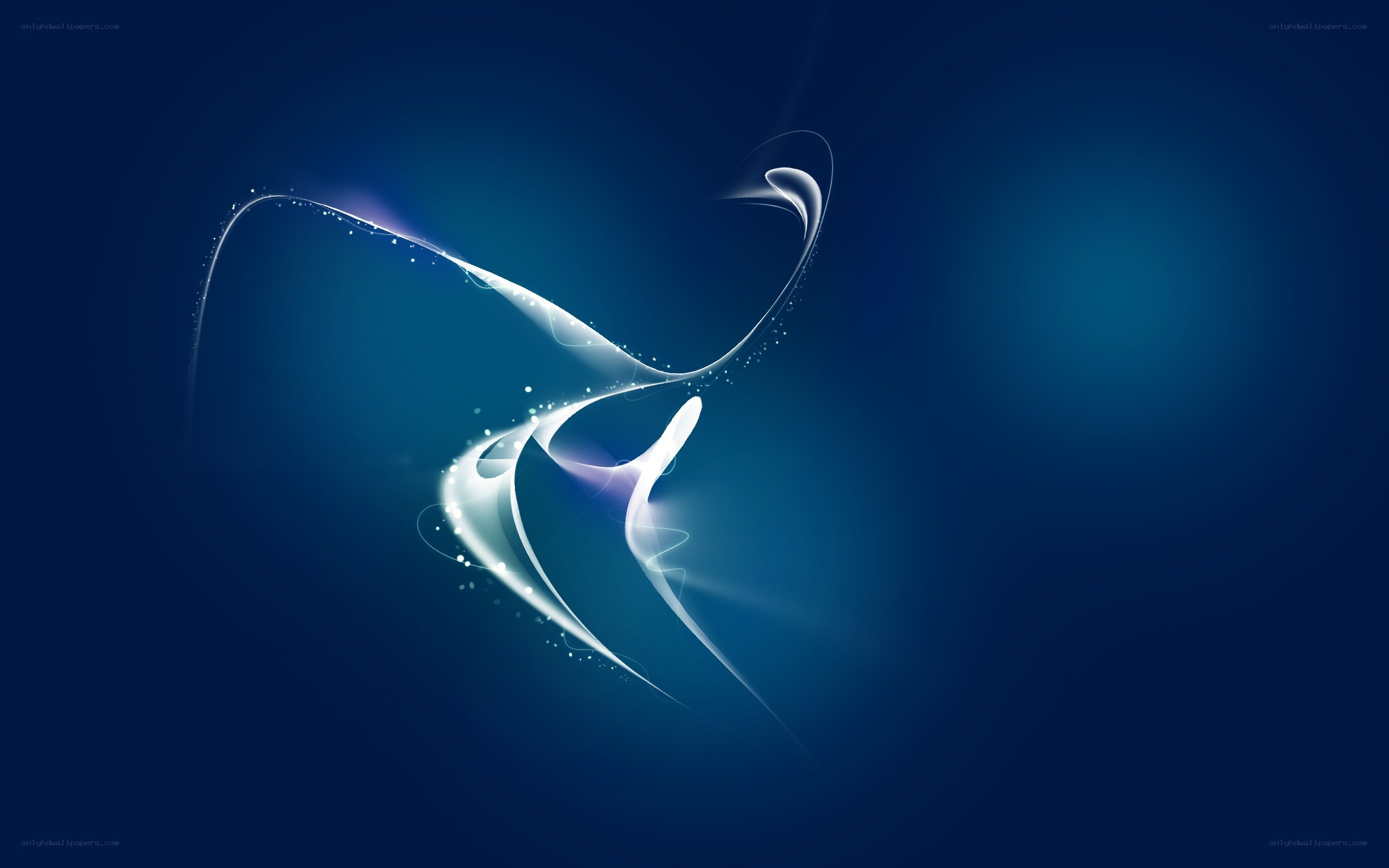 Abstract white light swirl