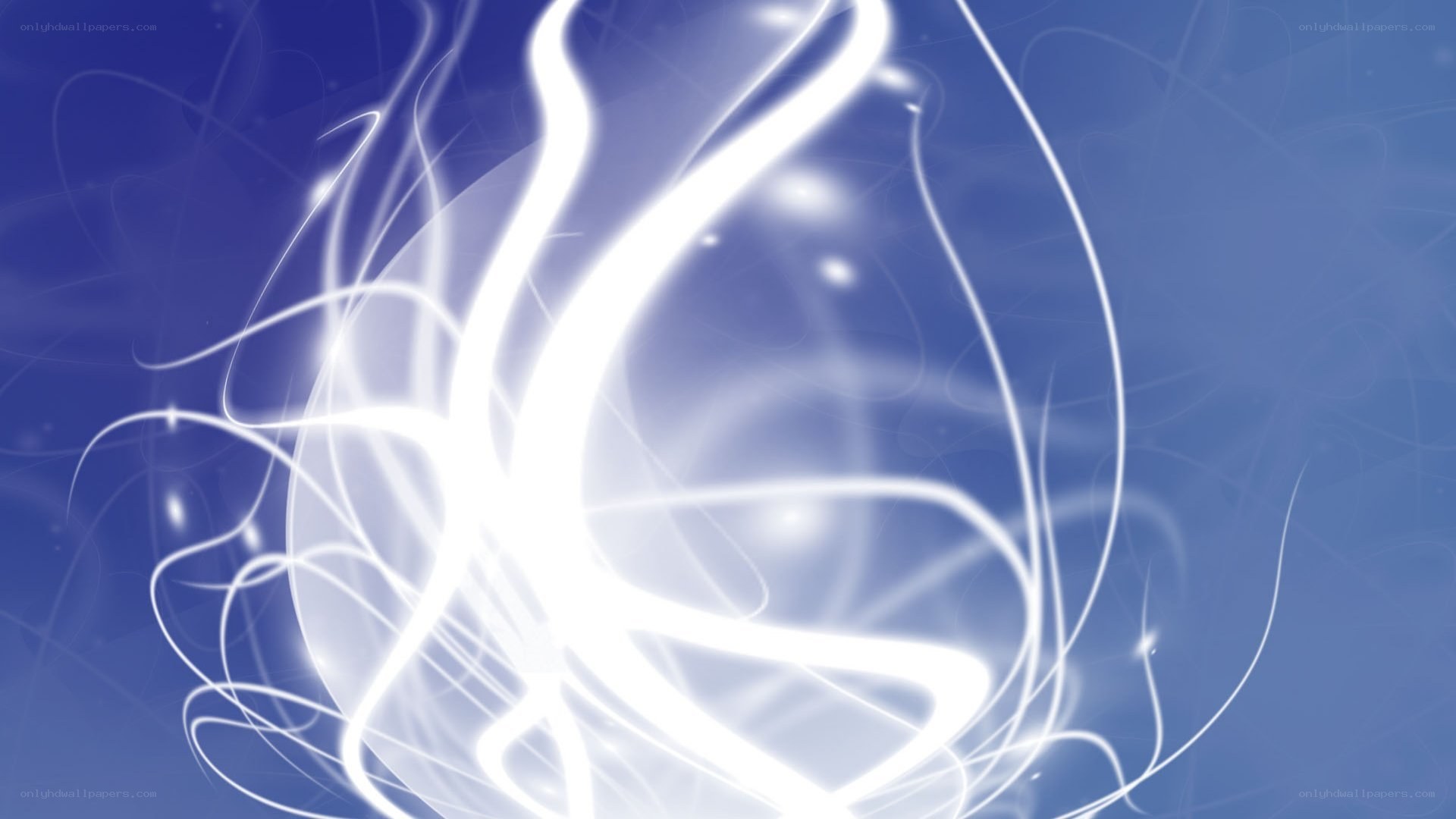 Abstract white light swirl