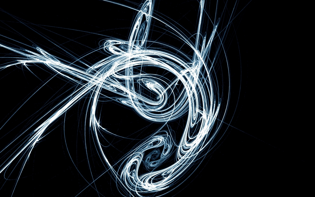 Abstract white light swirls