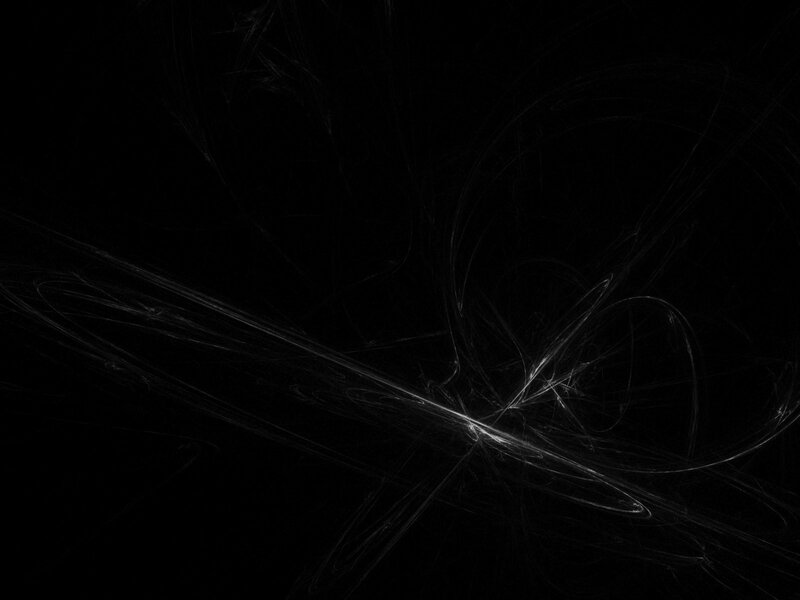 Abstract White Lines — Black, Minimalist