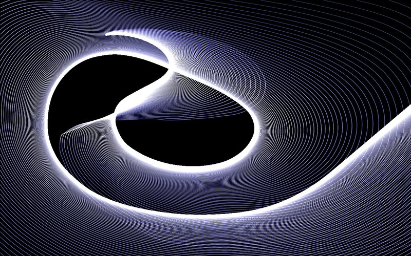 Abstract White Lines — Calm